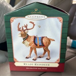 Hallmark Keepsake Ready Reindeer perfect condition vintage